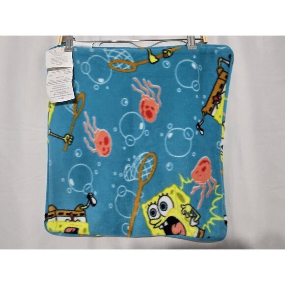 SpongeBob Fleece Pillow Case 18X18” Vintage 2005 Viacom International - Picture 9 of 10